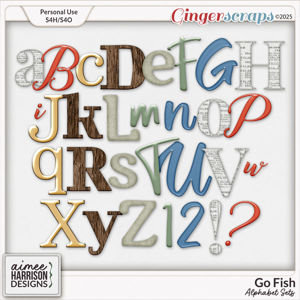 Go Fish Alphabet Sets by Aimee Harrison