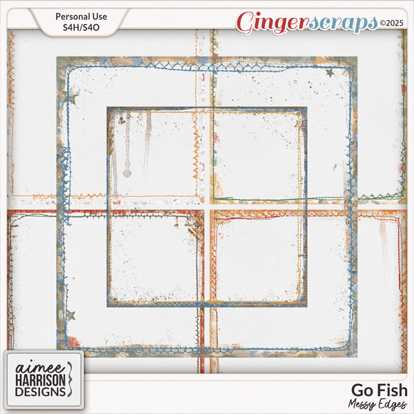 Go Fish Messy Edges by Aimee Harrison