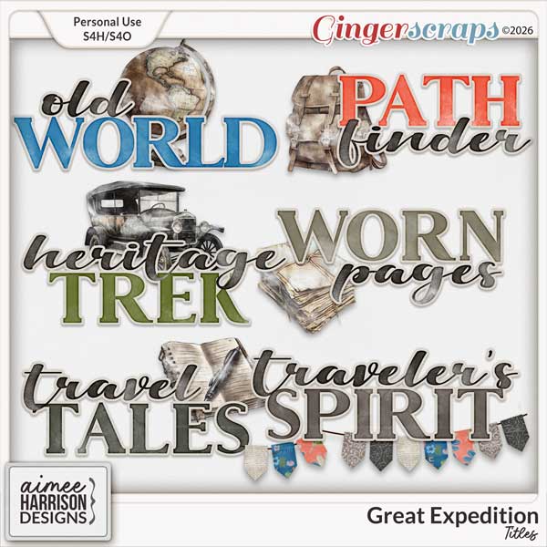 Great Expedition Titles by Aimee Harrison