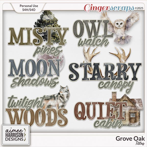 Grove Oak Titles by Aimee Harrison