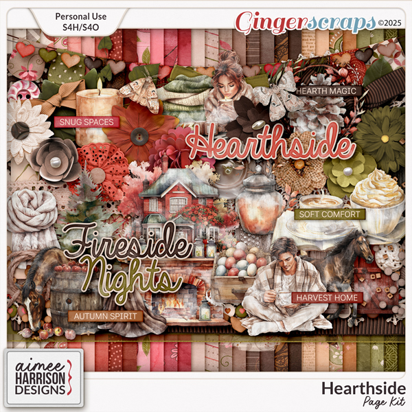 Hearthside Page Kit by Aimee Harrison