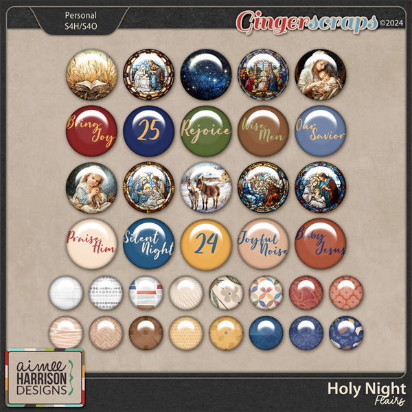 Holy Night Flairs by Aimee Harrison