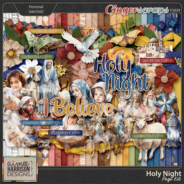 Holy Night Page Kit by Aimee Harrison