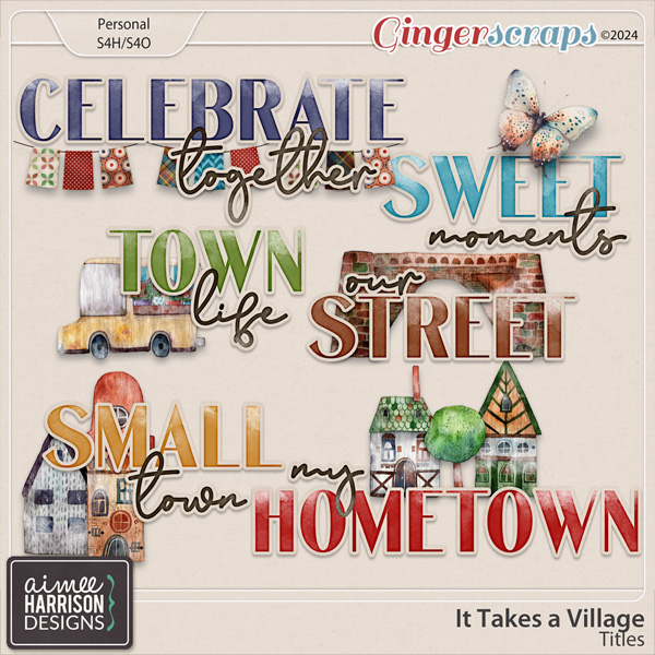 It Takes a Village Titles by Aimee Harrison