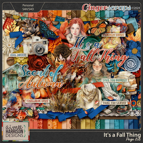It's a Fall Thing Page Kit by Aimee Harrison