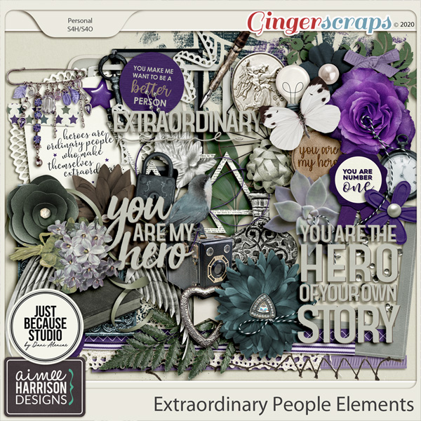 Extraordinary People Elements Pack by Aimee Harrison and JB Studio