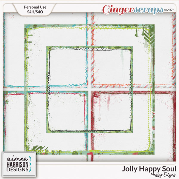 Jolly Happy Soul Messy Edges by Aimee Harrison