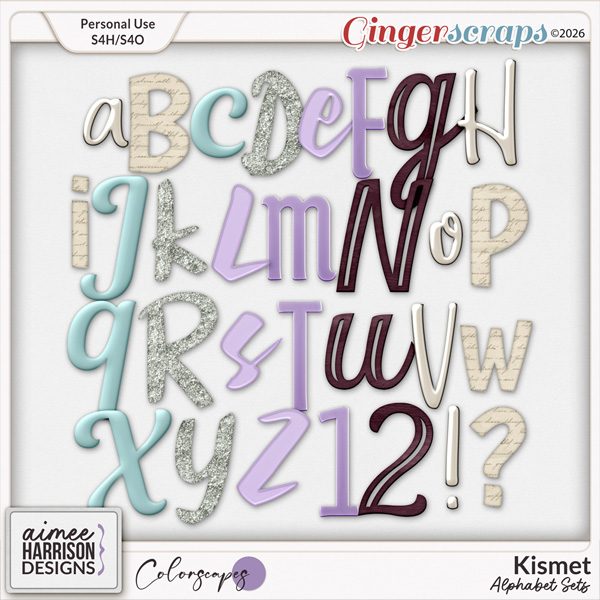 Kismet Alphabet Sets by Aimee Harrison