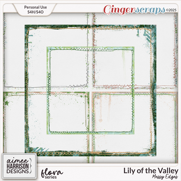 Lily of the Valley Messy Edges by Aimee Harrison