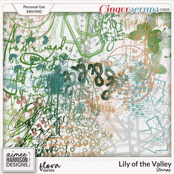 Lily of the Valley Stamps by Aimee Harrison