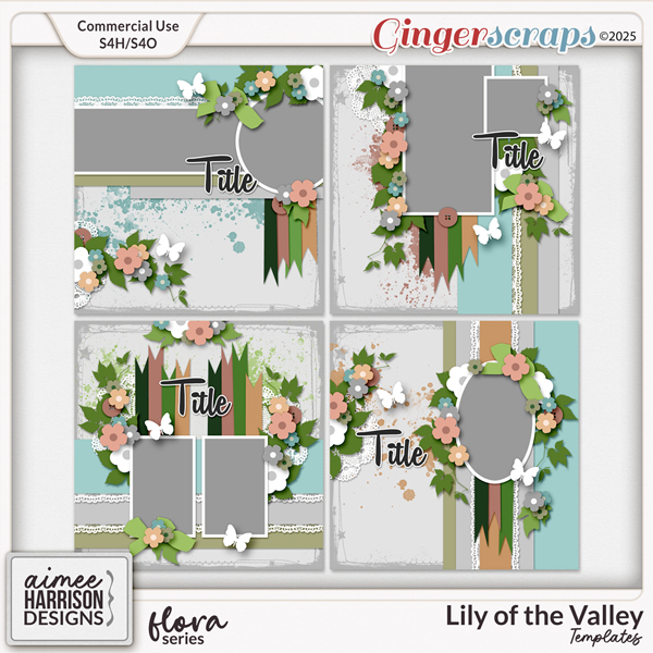 Lily of the Valley Templates by Aimee Harrison