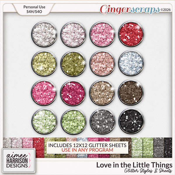 Love in the Little Things Glitters by Aimee Harrison