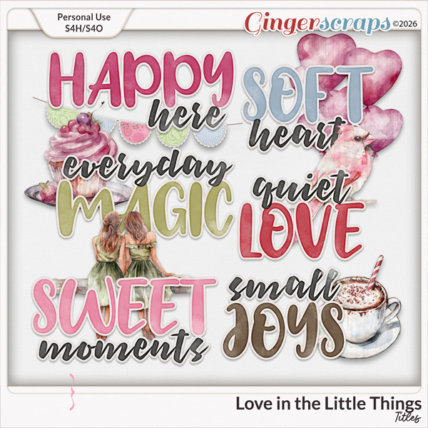 Love in the Little Things Titles by Aimee Harrison