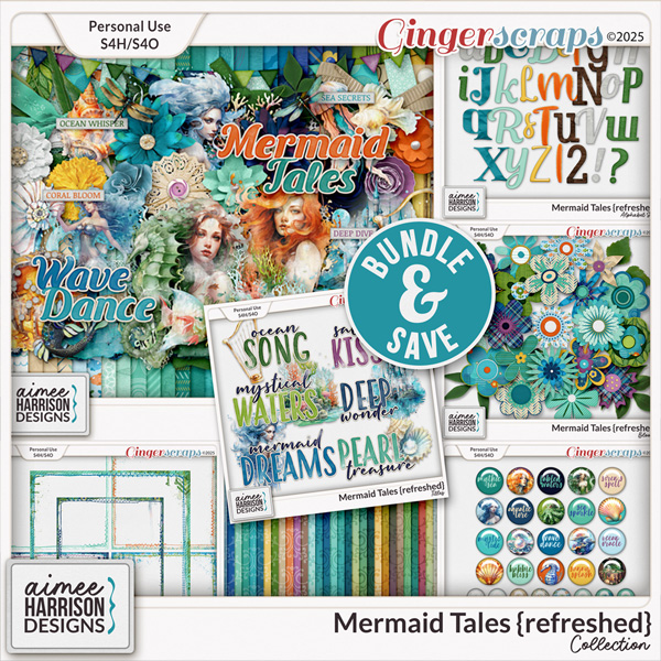 Mermaid Tales {refreshed} Collection by Aimee Harrison