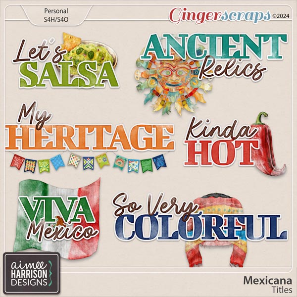Mexicana Titles by Aimee Harrison