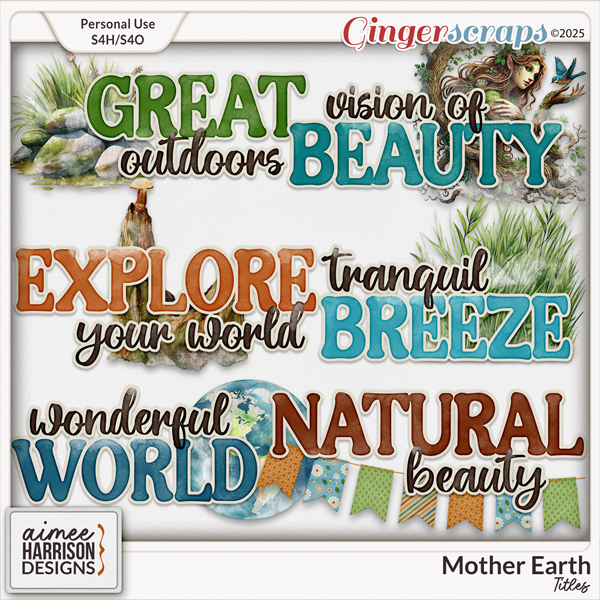 Mother Earth Titles by Aimee Harrison
