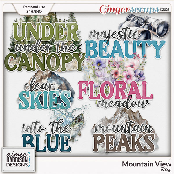 Mountain View Titles by Aimee Harrison