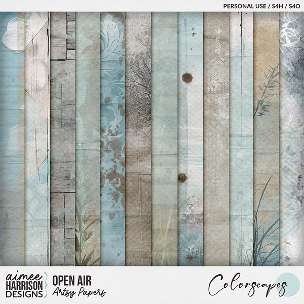 Open Air Artsy Papers by Aimee Harrison