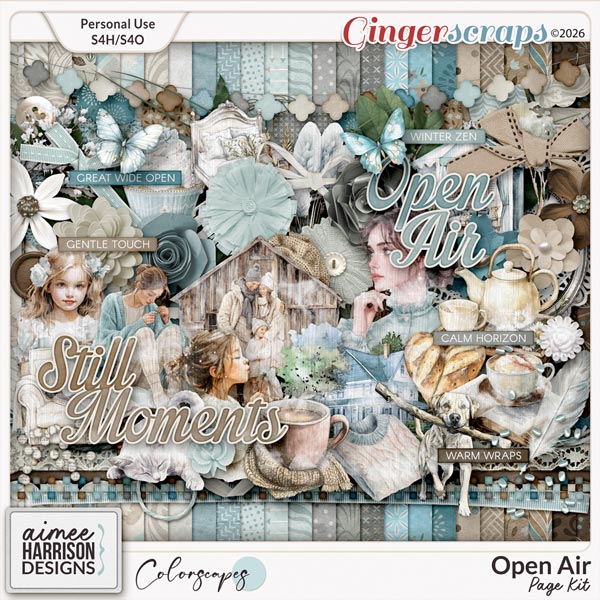 Open Air Page Kit by Aimee Harrison