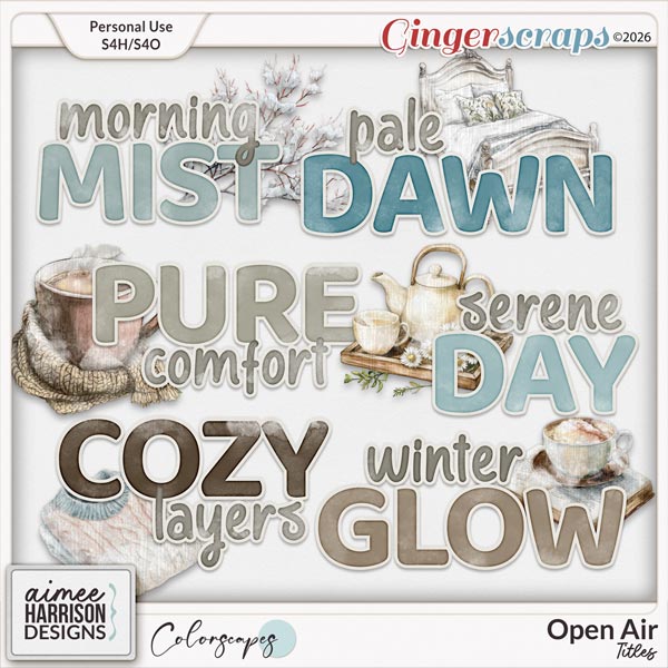 Open Air Titles by Aimee Harrison