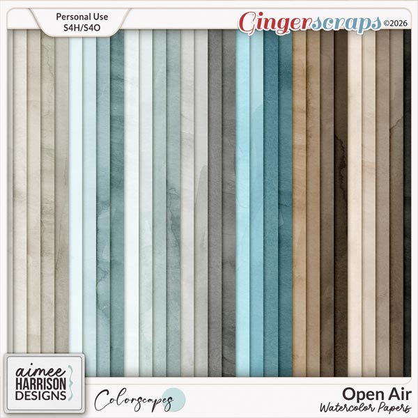 Open Air Watercolor Papers by Aimee Harrison