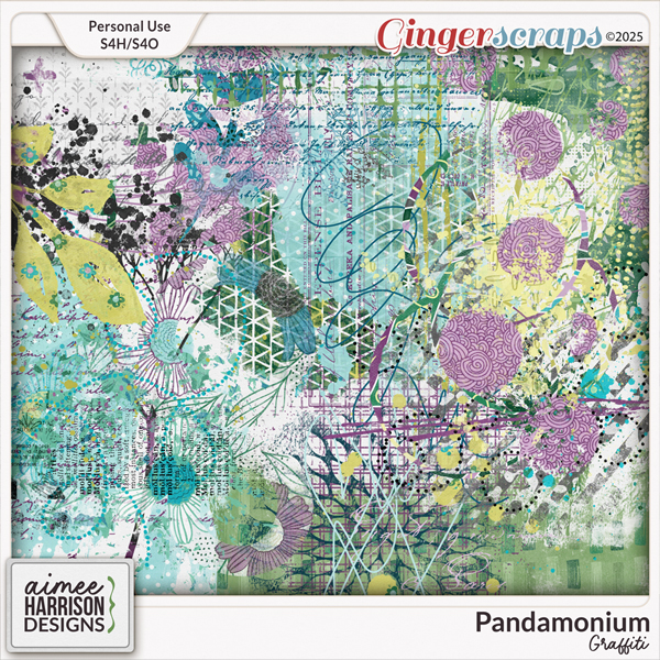 Pandamonium Graffiti by Aimee Harrison