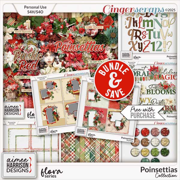 Poinsettias Collection by Aimee Harrison