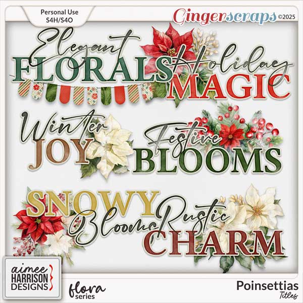 Poinsettias Titles by Aimee Harrison