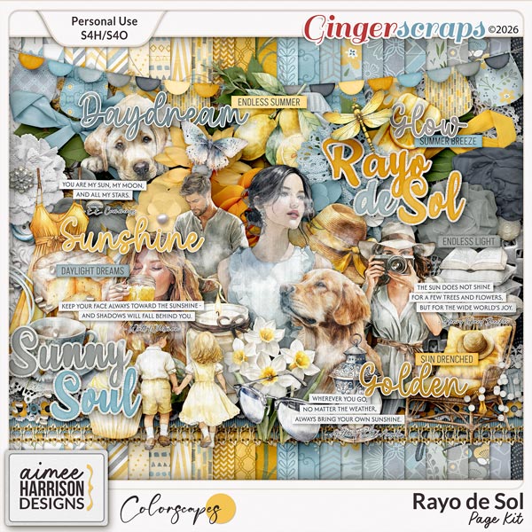 Rayo de Sol Page Kit by Aimee Harrison