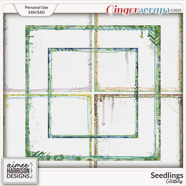 Seedlings Messy Edges by Aimee Harrison