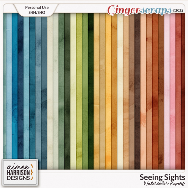 Seeing Sights Watercolor Papers by Aimee Harrison
