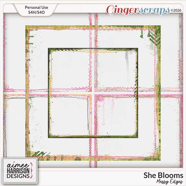 She Blooms Messy Edges by Aimee Harrison