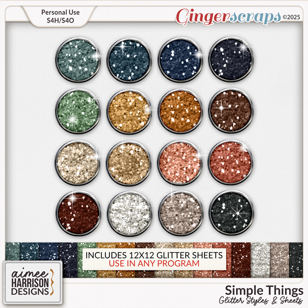 Simple Things Glitters by Aimee Harrison