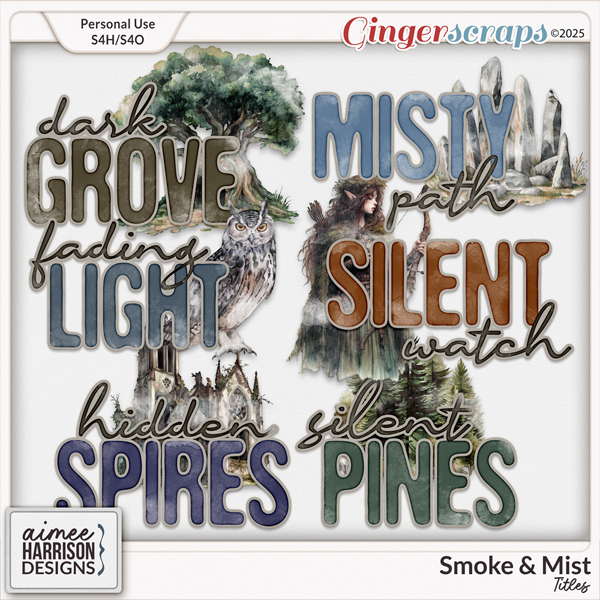 Smoke & Mist Titles by Aimee Harrison