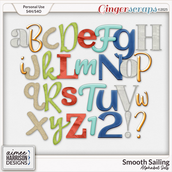 Smooth Sailing Alphabet Sets by Aimee Harrison