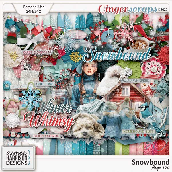 Snowbound Page Kit by Aimee Harrison