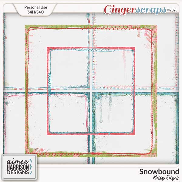 Snowbound Messy Edges by Aimee Harrison