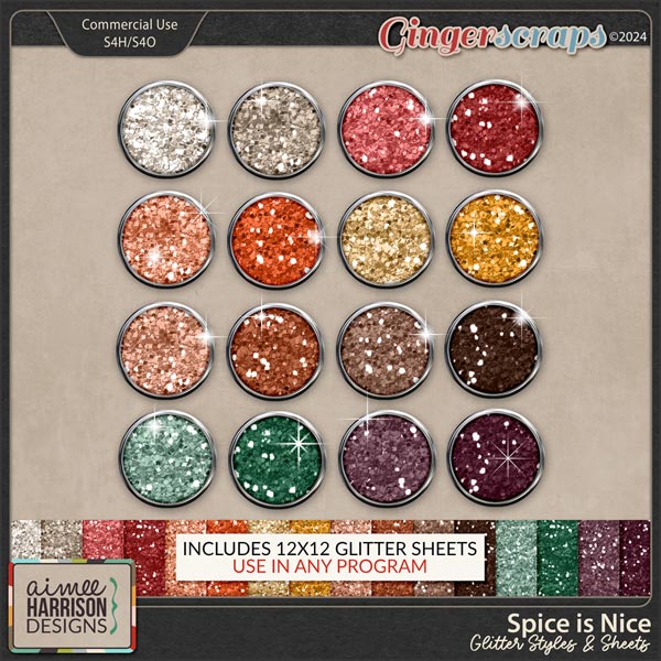 Spice is Nice Glitters by Aimee Harrison