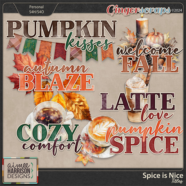 Spice is Nice Titles by Aimee Harrison