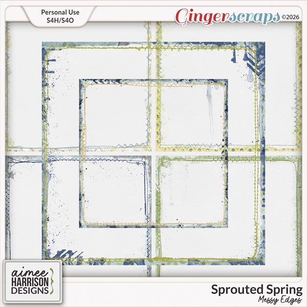 Sprouted Spring Messy Edges by Aimee Harrison