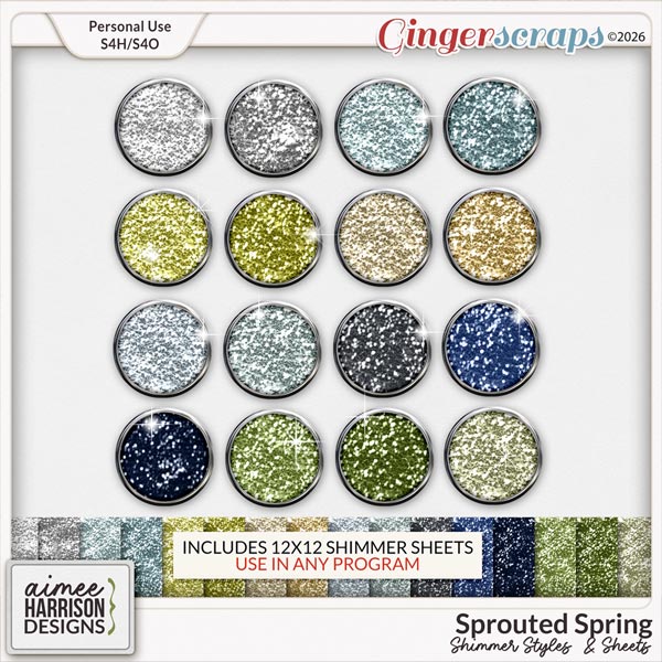 Sprouted Spring Shimmers by Aimee Harrison