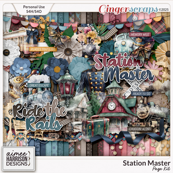 Station Master Page Kit by Aimee Harrison