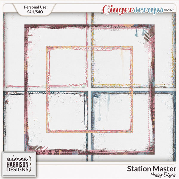 Station Master Messy Edges by Aimee Harrison
