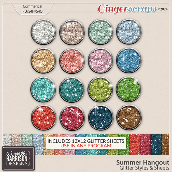 Summer Hangout Glitters by Aimee Harrison