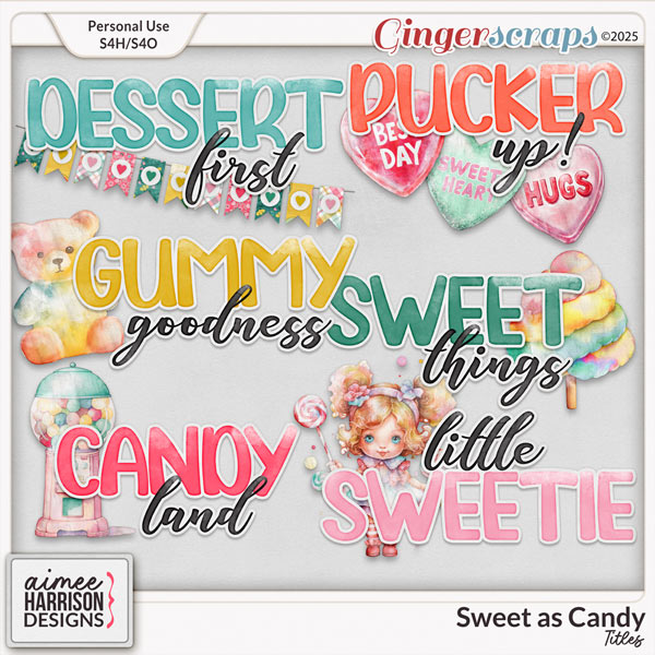 Sweet as Candy Titles by Aimee Harrison
