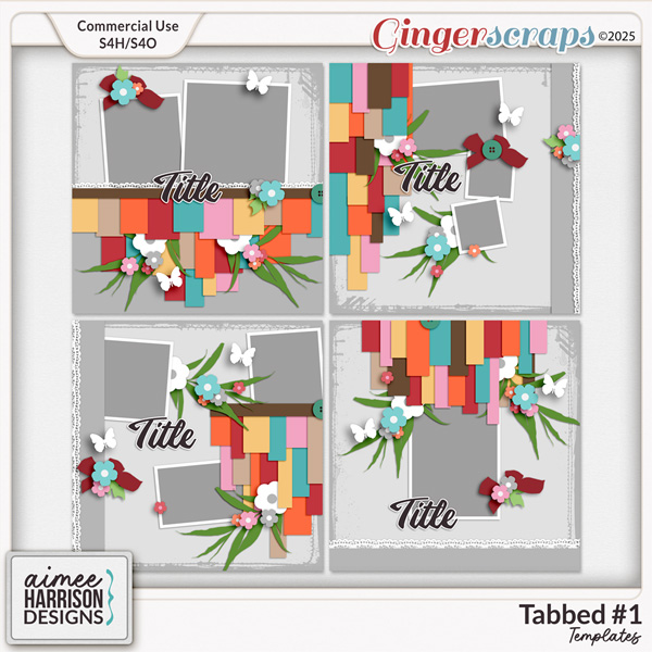 Tabbed #1 Templates by Aimee Harrison