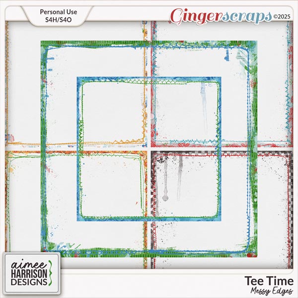 Tee Time Messy Edges by Aimee Harrison
