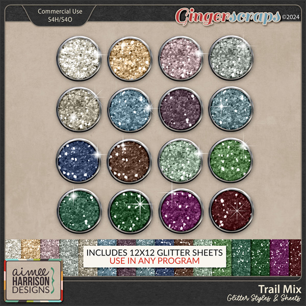 Trail Mix Glitters by Aimee Harrison