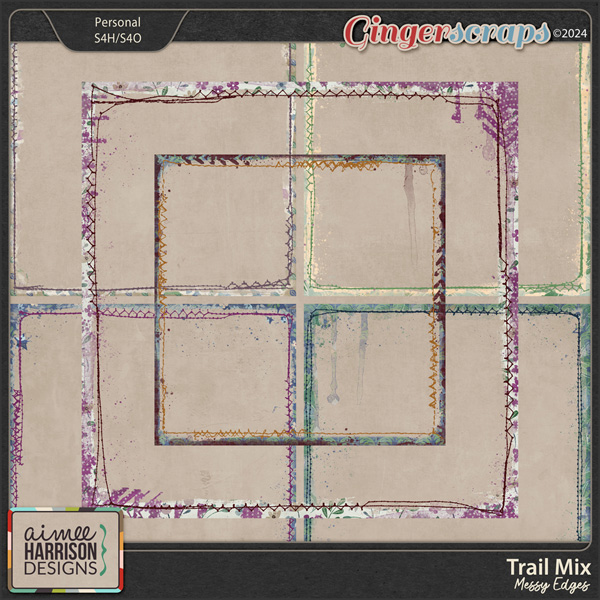 Trail Mix Messy Edges by Aimee Harrison