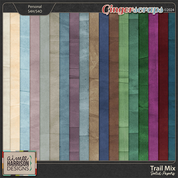 Trail Mix Solid Papers by Aimee Harrison